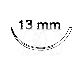 HECHTDRADEN - VICRYL (36) : NAALDLENGTE:13 MM, DRAADDIAMETER:5/0, HECHTING NAALD:VECTRAAL DRIEHOEKIG 3/8, DRAADLENGTE:75 CM