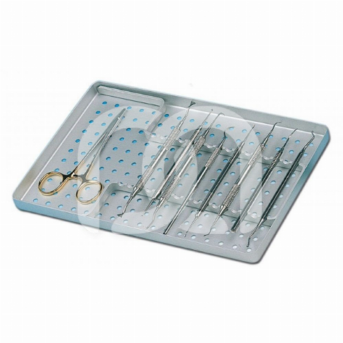 GEPERFOREERD ALUMINIUMTRAY (28X18)