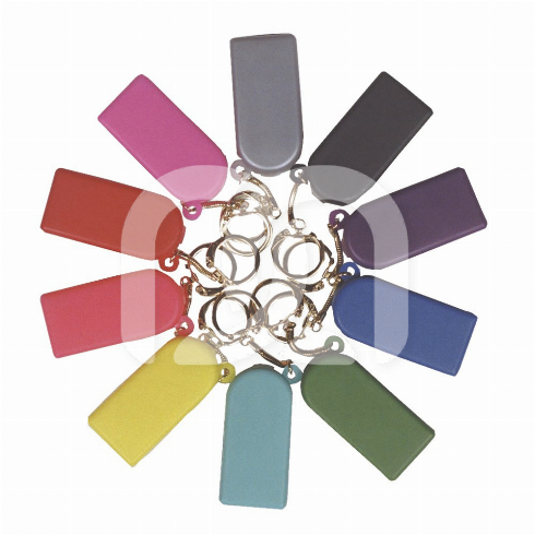 BOÎTES À ÉLASTIQUES PORTE-CLÉS - ASSORTIMENT CLASSIQUE