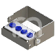 PLUG IN - 4 PERFORATIONS (1) : COULEUR PRINCIPALE:BLEU, ACCROCHE:FG/CA