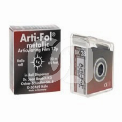 METALEN ARTI-FOL - ROLDISPENSER TWEEZIJDIG ZWART/ROOD BK28