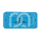 BUR BLOCK - 14 TROUS : COULEUR PRINCIPALE:BLEU NEON, ACCROCHE:FG/CA/PM