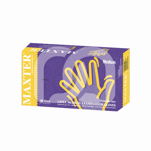 POEDERVRIJE LATEX HANDSCHOENEN (100)