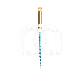 GO-TAPER BLAUW STERIEL