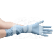 BLAUWE NITRIL HANDSCHOENEN (100) : HOOFDKLEUR:BLAUW, HANDSCHOEN MAAT:XS - 5/6, HANDSCHOENMATERIALEN:NITRILE
