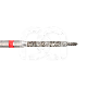 DIAMANTBOREN - 8863 : ISO:ISO 012, LENGTE KOP:10 MM, TOTALE LENGTE:19 MM, KORREL DIAMANTBOREN:DUN