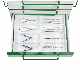 PLATEAU POUR TIROIRS  - PORTE INSTRUMENTS : NOMBRE DE COMPARTIMENTS:8