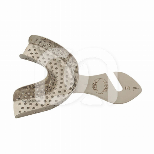 PORTE-EMPREINTE INOX - PERFORÉ - UNIS