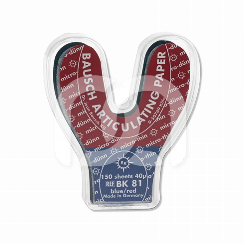 PAPIER À ARTICULÉ - BK81- BLEU/ROUGE