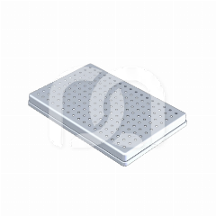 GEPERFOREERD ALUMINIUM TRAYDEKSEL(28X18) GEPERFOREERD ALUMINIUM TRAYDEKSEL(28X18)