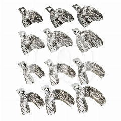 PORTE-EMPREINTES PERFORÉS EN ALUMINIUM - LE SET DE 12 PORTE-EMPREINTES PORTE-EMPREINTES PERFORÉS EN ALUMINIUM - LE SET DE 12 PORTE-EMPREINTES