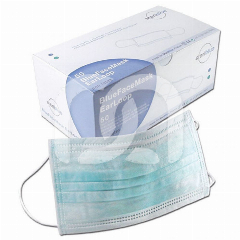 MONDMASKERS ELASTIKJES - BLAUW (50)