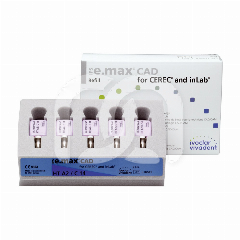 IPS E.MAX CAD - LE LOT DE 5 BLOCS POUR LES INLAYS C14 HT