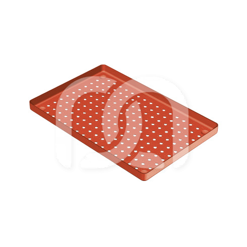 PLATEAU ALUMINIUM PERFORÉ (28X18)