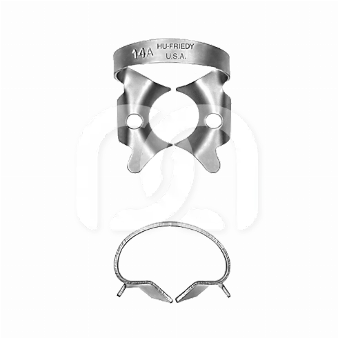 SATIN STEEL RUBBERDAMKLEMMEN