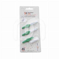 BOSSETTES INTERDENTAIRES 3E - LE LOT DE 3 BROSSETTES BOSSETTES INTERDENTAIRES 3E - LE LOT DE 3 BROSSETTES