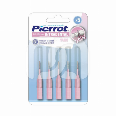 INTERDENTAIRE PIERROT BORSTELTJES - DOOS VAN 5 STUKS