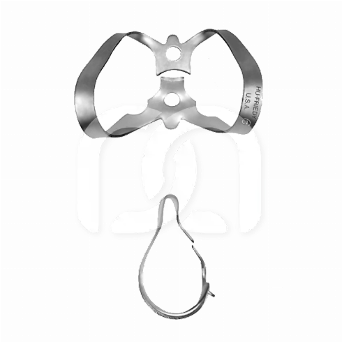 SATIN STEEL RUBBERDAMKLEMMEN