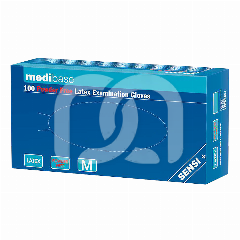 POEDERVRIJE LATEX HANDSCHOENEN - SENSI+ (100)