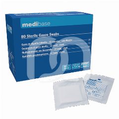 STERIELE GAASKOMPRESSEN (7,5 X 7,5 CM) (80) STERIELE GAASKOMPRESSEN (7,5 X 7,5 CM) (80)