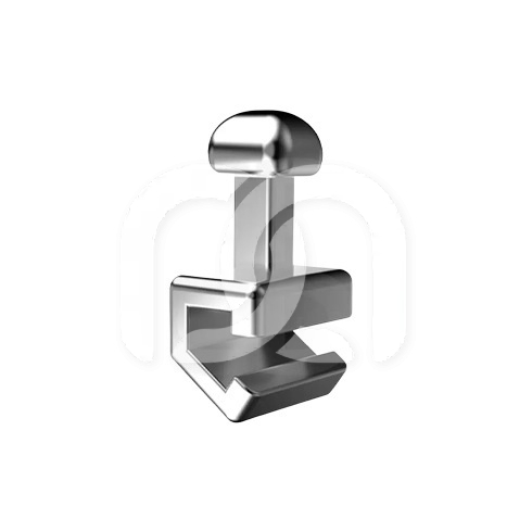 CROCHET BOULE À SERTIR (1,3 MM X 2,4 MM) (10)