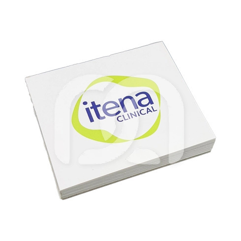 MENGBLOK GEPLASTIFICEERD PAPIER 8X7CM (100)