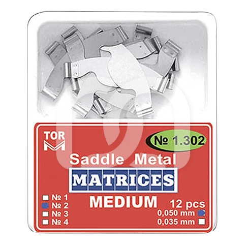 SADDLE CONTOURED METAL MATRICES (12) SADDLE CONTOURED METAL MATRICES (12)
