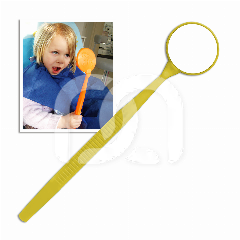 MEGA SPIEGEL - NEON GEEL