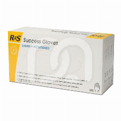 LICHT GEPOEDERDE LATEX HANDSCHOENEN - SUCCESS GLOVES (100) LICHT GEPOEDERDE LATEX HANDSCHOENEN - SUCCESS GLOVES (100)