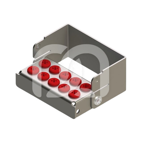 PLUG IN  BORENHOUDER MET 10 PERFORATIES
