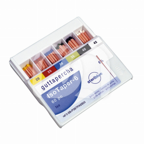 GUTTA PERCHA ISO TAPER -DOOS VAN 60 POINTS GUTTA PERCHA ISO TAPER -DOOS VAN 60 POINTS