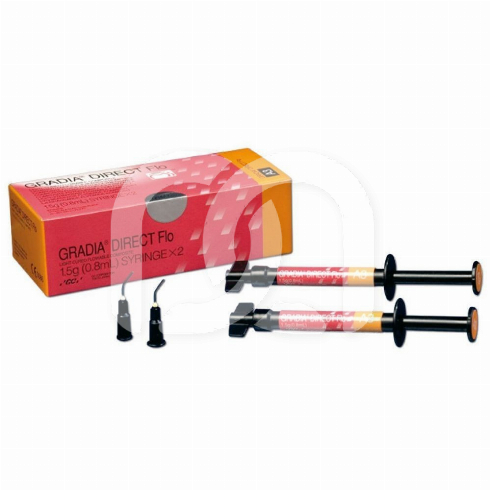 GRADIA DIRECT FLO - LA BOÎTE DE 2 SERINGUES DE 1,5 G CHACUNE