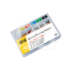 POINTES DE GUTTA PERCHA ISO COLORÉES (120)