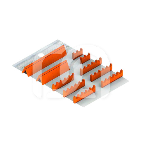 SILICONE POUR EASY TRAY 21X18 ORANGE