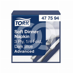 SERVIETTES 39X39 BLEU OCEAN 3PLIS (100)