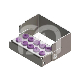 PLUG IN  BORENHOUDER MET 10 PERFORATIES
 : HOOFDKLEUR:VIOLET, SNUIFJE:FG/CA