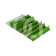 SILICONEN VOOR CASSETTES (28X18) : HOOFDKLEUR:GROEN