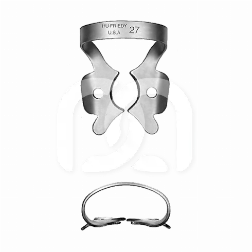 SATIN STEEL RUBBERDAMKLEMMEN