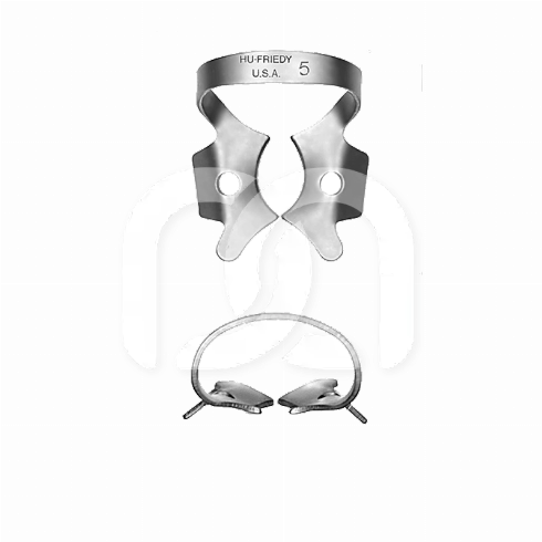 SATIN STEEL RUBBERDAMKLEMMEN