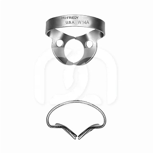 SATIN STEEL RUBBERDAMKLEMMEN