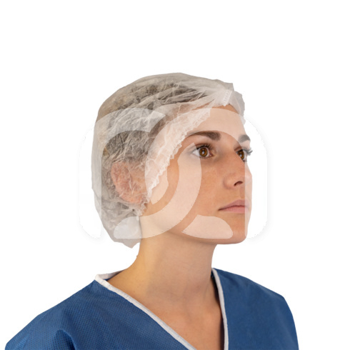 HAARNETJES CLIP PP SAFEWEAR WIT (200)
