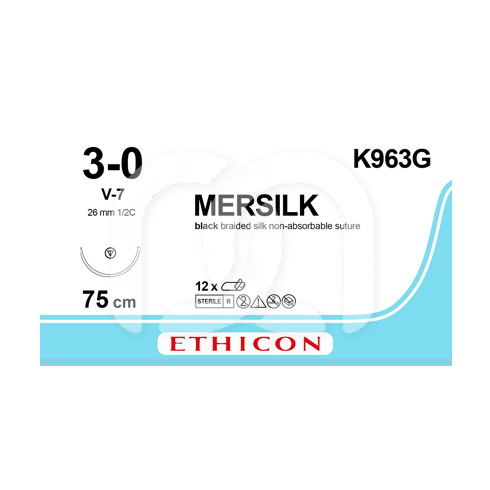 FILS DE SUTURE SOIE - TRESSÉS (12)