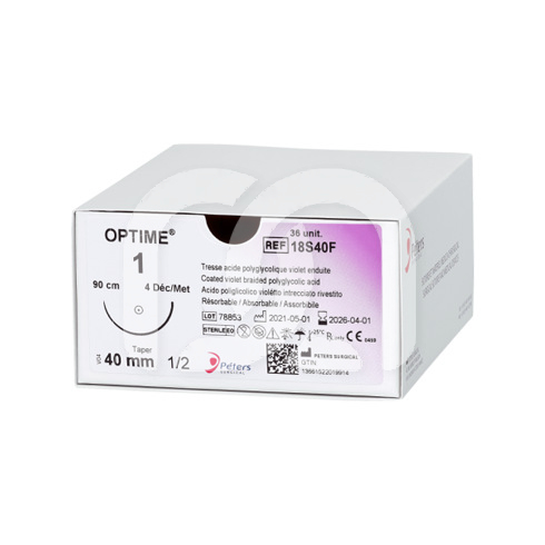 SUTURE TRESSÉE RÉSORBABLE OPTIME PGA (36)
