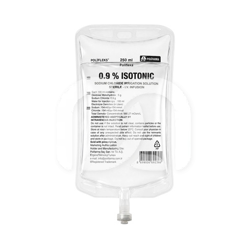 CHLORURE DE SODIUM 250 ML HYGITECH (40)