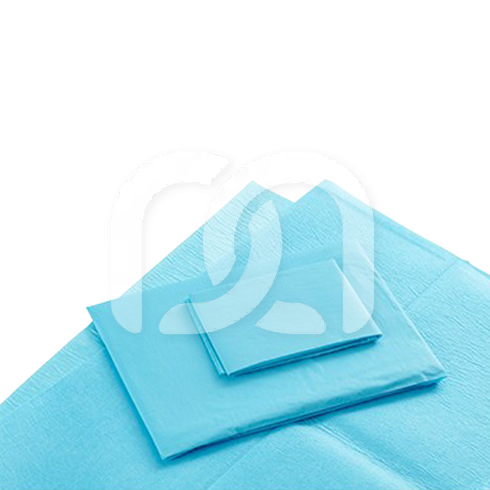 DRAPS STERILES 90x120 CM BLEU HYGI (50)