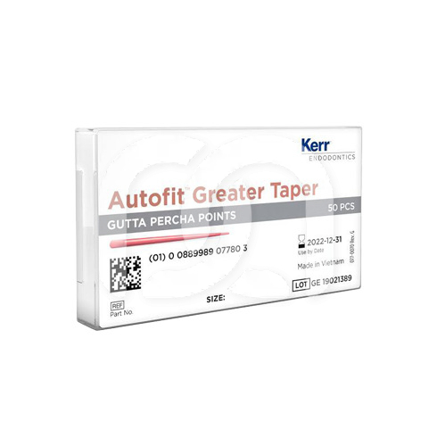 Guttaperchapunten Greater Taper (50 Stuks)