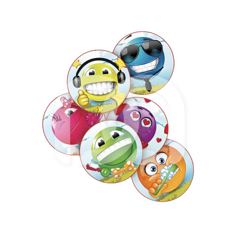 Autocollants 3D Brave Patient pour Enfants (10)
