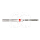 FR. DIAM. TORPILLE  FGC 878.313.012 (5) : ISO:ISO 010, LONGUEUR T&Ecirc;TE:0 MM, LONGUEUR TOTALE:19 MM, GRAIN FRAISES DIAMANT&Eacute;ES:FIN