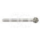 Diamanten Frees Bolvorm FG ISO Diameter (5) : ISO:ISO 029, LENGTE KOP:0 MM, TOTALE LENGTE:19 MM, KORREL DIAMANTBOREN:GEMIDDELD