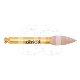 POLISSOIR COMPOSITE FLAM CA (5) : FORME FRAISE & POLISSOIR:FLAMME, COULEUR PRINCIPALE:ROSE, GRAIN:MOYEN